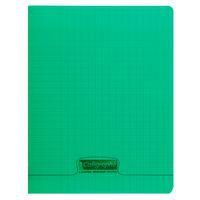 8000 POLYPRO, Cahier piqué vert 17x22cm 60p séyès 90g - Image principale