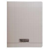8000 POLYPRO, Cahier piqué gris 17x22cm 60p séyès 90g - Image principale