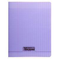 8000 POLYPRO, Cahier piqué violet 17x22cm 60p séyès 90g - Image principale