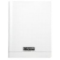8000 POLYPRO, Cahier piqué  incolore 17x22cm 192p Q.5x5 90g - Image principale