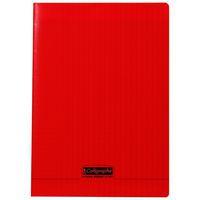 8000 POLYPRO, Cahier piqué rouge 21x29,7cm 48p séyès 90g - Image principale