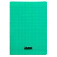 8000 POLYPRO, Cahier piqué vert 21x29,7cm 96p séyès 90g - Image principale