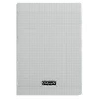 8000 POLYPRO, Cahier piqué gris 21x29,7cm 96p séyès 90g - Image principale