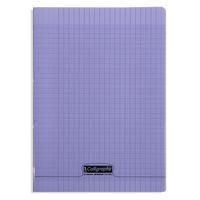 8000 POLYPRO, Cahier piqué violet 21x29,7cm 96p séyès 90g - Image principale
