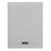 8000 POLYPRO, Cahier piqué gris 24x32cm 48p séyès 90g - Image principale