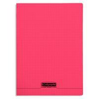 8000 POLYPRO, Cahier piqué rouge 21x29,7cm 96p Q.5x5 90g - Image principale