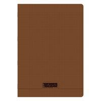8000 POLYPRO, Cahier piqué marron 21x29,7cm 192p séyès 90g - Image principale