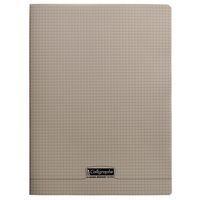 8000 POLYPRO, Cahier piqué gris 24x32cm 48p Q.5X5 90g - Image principale