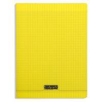 8000 POLYPRO, Cahier piqué jaune 24x32cm 96p séyès 90g - Image principale