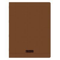 8000 POLYPRO, Cahier piqué marron 24x32cm 96p séyès 90g - Image principale
