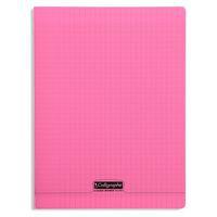 8000 POLYPRO, Cahier piqué rose 24x32cm 140p séyès 90g - Image principale
