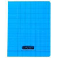 8000 POLYPRO,  Cahier piqué bleu 17x22cm 32p Séyès2,5mm 90g - Image principale
