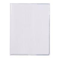 Protège-cahier+Marque-page Cristal Luxe 22/100ème 17x22 transparent incolore + porte étiquette - Image principale