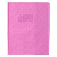 Protège-cahier grain losange 18/100ème 17x22 violet + porte étiquette - Image principale