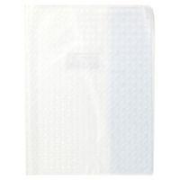 Protège-cahier grain losange 18/100ème 24x32 Incolore + porte étiquette - Image principale
