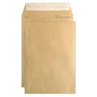 Boite 500 pochettes auto.adh 162x229 Kraft Mille raies 90g - Image principale