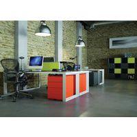 Caisson mobile en métal bas - 3 tiroirs - Bisley - Image 3