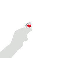 Cooky, Sach 1 pl 7,5x12cm, Cœurs multicolores - Image 4