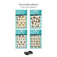 Initial, Cœurs, or/argent - Image 3