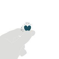 Initial, Sach 4 pl 10,5x16cm, Mini coeurs métal-pastel - Image 4