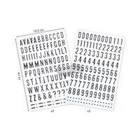 Glitty, Sach 2 pl 10,5x16cm, Alphabet / chiffres, noir - Image 3