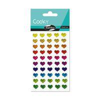 Cooky, Sach 1 pl 7,5x12cm, Cœurs multicolores - Image principale