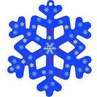 Lot de 10 étoiles des neiges à décorer et à suspendre - Image 2