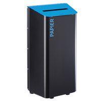 Poubelle Kolotri à poser à fixer - 100l - manganèse bleu ciel 5015-Rossignol Pro - Image principale