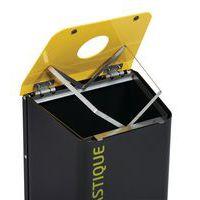 Poubelle Kolotri à poser à fixer 100l manganèse jaune colza 1021-Rossignol Pro - Image 2