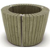 Jardinière Arzano Ø 92 cm H62 - pin traité - Image principale