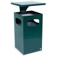 Cendrier-poubelle 72L / Vert - Manutan - Image principale