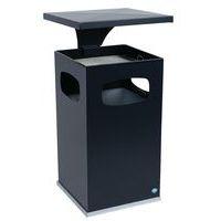 Cendrier-poubelle 72L / Anthracite - Manutan - Image principale