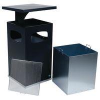 Cendrier-poubelle 72L / Anthracite - Manutan - Image 5