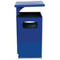 Cendrier-poubelle 72L / Bleu - Manutan - Image 2