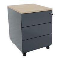 Caisson mobile métal Evidence top bois Vinco - Image 5