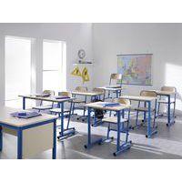 Lot de 2 chaises Nila II hauteur réglable piètement gris - Image 4