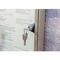 Vitrine d'intérieur Phoenix - Fond aluminium - Porte en plexiglass - Image 3