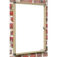 Vitrine d'intérieur Phoenix - Fond aluminium - Porte en plexiglass - Image 2