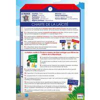 Poster 50x70cm charte de la laïcité - Image principale