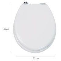 Abattant WC MDF blanc - Image 4