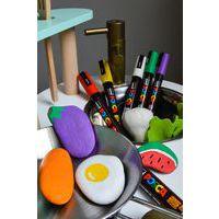 Set de 8 marqueurs pointe moyenne POSCA couleurs froides - Image 2