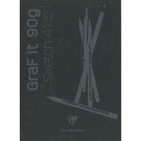 Bloc GraF'iT  A5 80 feuilles 90g Noir O - Image principale