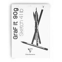 Bloc GraF'iT 90g blanc - Clairefontaine - Image principale