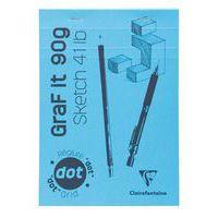 Bloc GraF'iT DOT A4 80 feuilles 90g Bleu n°71 - Image principale