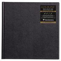 Carnet Collé Goldline 140g papier blanc carré - Clairefontaine - Image principale