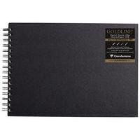 Carnet Spiralé Goldline 140g papier ivoire paysage - Clairefontaine - Image principale