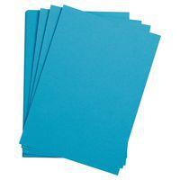 Paquet 24 feuilles Etival Color 160g 50x65 bleu turquoise - Image principale