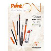 Bloc Paint'On encollé A2 40 feuilles 250g blanc - Image principale