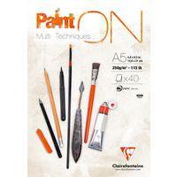 Bloc Paint'On encollé A5 40 feuilles 250g blanc - Image principale