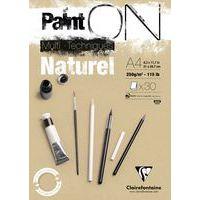 Bloc Paint'On encollé A4 30 feuilles 250g naturel - Image principale